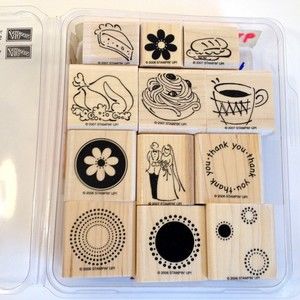Stampin' Up! 2-Sets Voila to Go #109574 Set of 6 Tags & Seeing Spots 6 Tags